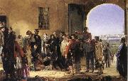 Jerry Barrett The Mission of Merey:Florence Nightingale Receiving the Wounded at Scutari oil painting on canvas